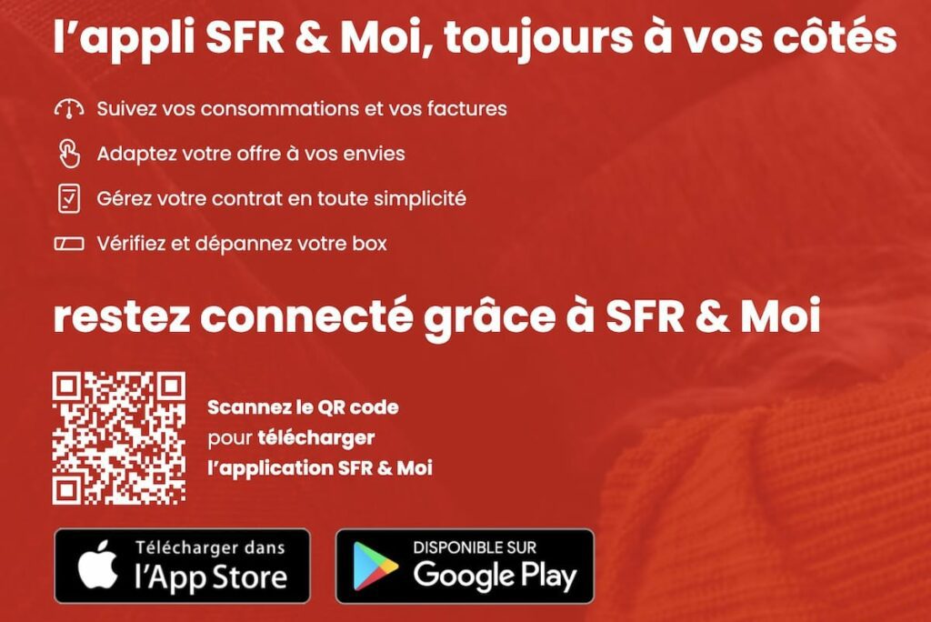 sfr et moi application